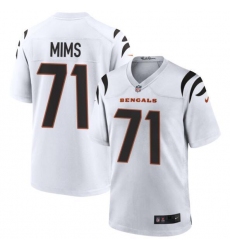 Unisex Cincinnati Bengals #71 Amarius Mims Nike White 2024 NFL Draft First Round Pick Player Game Jersey