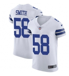 Men's Nike Dallas Cowboys #58 Mazi Smith White Stitched NFL New Elite Jersey