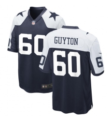 Unisex Dallas Cowboys Tyler Guyton Navy Alternate 2024 NFL Draft First Round Pick Player Game Jersey