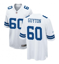 Unisex Dallas Cowboys Tyler Guyton White 2024 NFL Draft First Round Pick Player Game Jersey