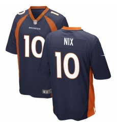 Unisex Denver Broncos #10 Bo Nix Nike Navy 2024 NFL Draft First Round Pick Player Limited Jersey