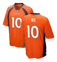 Unisex Denver Broncos #10 Bo Nix Nike Orange 2024 NFL Draft First Round Pick Player Limited Jersey