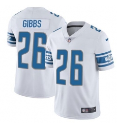 Men's Nike Detroit Lions #26 Jahmyr Gibbs White Stitched NFL Vapor Untouchable Limited Jersey