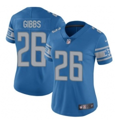 Women's Nike Detroit Lions #26 Jahmyr Gibbs Blue Team Color Stitched NFL Vapor Untouchable Limited Jersey