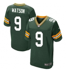 Men's Green Bay Packers #9 Christian Watson Green Team Color Stitched NFL Elite Jersey