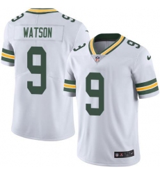 Men's Green Bay Packers #9 Christian Watson White Stitched NFL Vapor Untouchable Limited Jersey