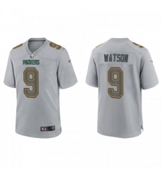 Unisex Green Bay Packers #9 Christian Watson Grey Atmosphere Fashion 2022 Vapor Untouchable Stitched Limited Jersey