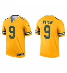 Unisex Nike Packers #9 Christian Watson Gold Stitched NFL Limited Inverted Legend Jersey