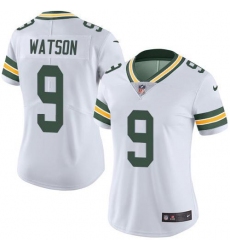 Women's Nike Green Bay Packers #9 Christian Watson White Stitched NFL Vapor Untouchable Limited Jersey