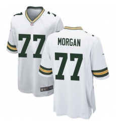 Unisex Green Bay Packers #77 Jordan Morgan Nike White 2024 NFL Draft First Round Pick Player Game Jersey