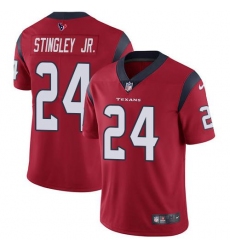 Men's Nike Houston Texans #24 Derek Stingley Jr. Red Alternate Stitched NFL Vapor Untouchable Limited Jersey