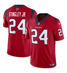 Men's Nike Houston Texans #24 Derek Stingley Jr. Red Vapor F.U.S.E. Limited Jersey