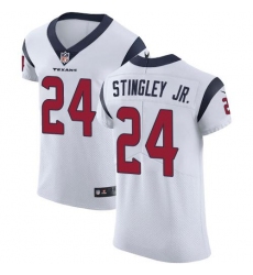 Men's Nike Houston Texans #24 Derek Stingley Jr. White Stitched NFL New Elite Jersey