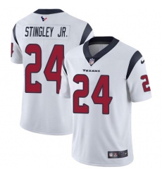 Men's Nike Houston Texans #24 Derek Stingley Jr. White Stitched NFL Vapor Untouchable Limited Jersey