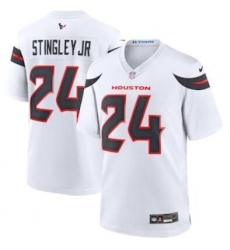 Unisex Houston Texans #24 Derek Stingley Jr. Nike White Game Jersey