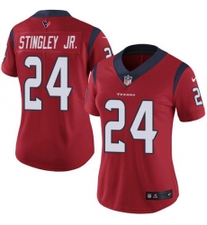 Women's Nike Houston Texans #24 Derek Stingley Jr. Red Alternate Stitched NFL Vapor Untouchable Limited Jersey