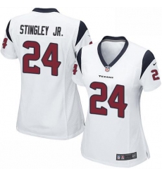 Women's Nike Houston Texans #24 Derek Stingley Jr. White Stitched NFL Elite Jersey