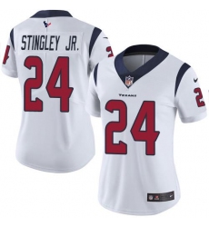 Women's Nike Houston Texans #24 Derek Stingley Jr. White Stitched NFL Vapor Untouchable Limited Jersey