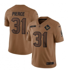 Unisex Houston Texans #31 Dameon Pierce Nike 2023 Salute To Service Limited Jersey - Brown