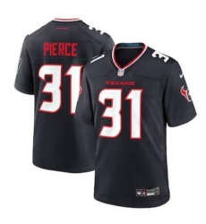 Unisex Houston Texans #31 Dameon Pierce Nike Navy Game Jersey