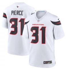 Unisex Houston Texans #31 Dameon Pierce Nike White Game Jersey