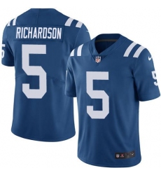 Men's Nike Indianapolis Colts #5 Anthony Richardson Nike Royal Retired Player Limited Jersey