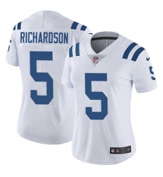 Women's Nike Indianapolis Colts #5 Anthony Richardson White Stitched NFL Vapor Untouchable Limited Jersey