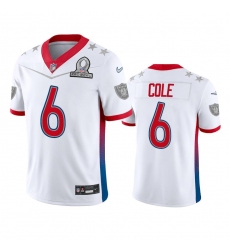 Men's Nike Las Vegas Raiders #6 A.J. Cole NFL 2022 AFC Pro Bowl Game Jersey White