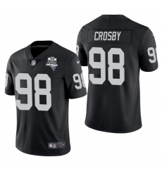 Unisex Las Vegas Raiders #98 Maxx Crosby Nike 2020 Inaugural Season Vapor Limited NFL Jersey Black