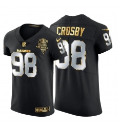 Unisex Las Vegas Raiders #98 Maxx Crosby Nike Black Edition Vapor Untouchable Elite NFL Jersey