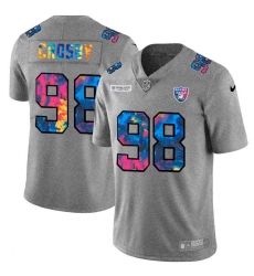 Unisex Las Vegas Raiders #98 Maxx Crosby Nike Multi-Color 2020 NFL Crucial Catch NFL Jersey Greyheather