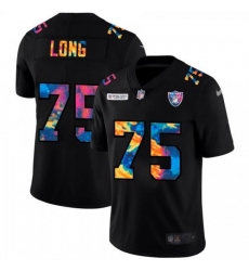 Men's Las Vegas Raiders #75 Howie Long Nike Multi-Color Black 2020 NFL Crucial Catch Vapor Untouchable Limited Jersey