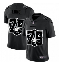 Men's Las Vegas Raiders #75 Howie Long Nike Team Logo Dual Overlap Limited NFL Jersey Black