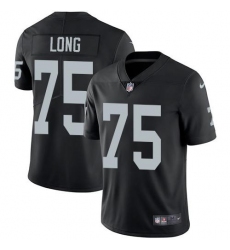 Men's Nike Las Vegas Raiders #75 Howie Long Black Team Color Stitched NFL Vapor Untouchable Limited Jersey