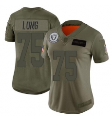 Women's Nike Las Vegas Raiders #75 Howie Long Camo Stitched NFL Limited 2019 Salute to Service Jersey