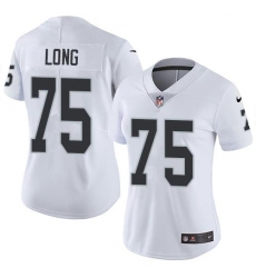 Women's Nike Las Vegas Raiders #75 Howie Long White Stitched NFL Vapor Untouchable Limited Jersey