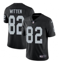 Men's Nike Las Vegas Raiders #82 Jason Witten Black Team Color Stitched NFL Vapor Untouchable Limited Jersey