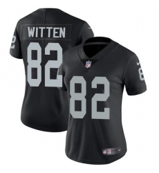 Women's Nike Las Vegas Raiders #82 Jason Witten Black Team Color Stitched NFL Vapor Untouchable Limited Jersey