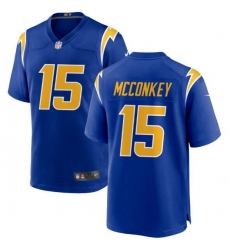 Unisex Los Angeles Chargers #15 Ladd McConkey Nike Royal Alternate 2024 NFL Draft Player Game Jersey