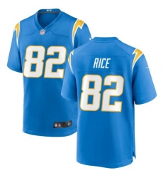 Unisex Los Angeles Chargers #82 Brenden Rice Nike Powder Blue 2nd Alternate Game Player Jersey