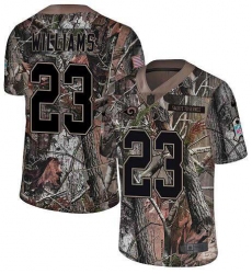 Men's Nike Los Angeles Rams #23 Kyren Williams Camo Stitched NFL Limited Rush Realtree Jersey