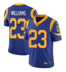 Men's Nike Los Angeles Rams #23 Kyren Williams Royal Blue Alternate Stitched NFL Vapor Untouchable Limited Jersey