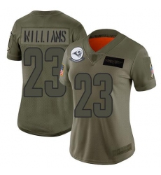 Women's Nike Los Angeles Rams #23 Kyren Williams Camo Stitched NFL Limited 2019 Salute To Service Jersey