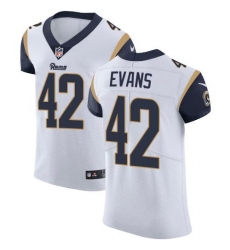 Men's Nike Los Angeles Rams #42 Ethan Evans White Stitched NFL Vapor Untouchable Elite Jersey