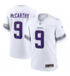 Unisex Minnesota Vikings J.J. McCarthy Nike White Alternate Game Player Jersey