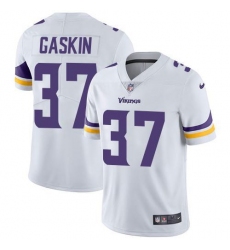 Men's Nike Minnesota Vikings #37 Myles Gaskin White Stitched NFL Vapor Untouchable Limited Jersey