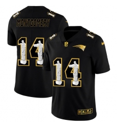 Men's New England Patriots #14 Ty Montgomery Nike Carbon Black Vapor Cristo Redentor Limited NFL Jersey