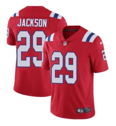 Unisex Nike New England Patriots #29 J.C. Jackson Red Alternate Stitched NFL Vapor Untouchable Limited Jersey