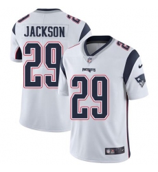 Unisex Nike New England Patriots #29 J.C. Jackson White Stitched NFL Vapor Untouchable Limited Jersey