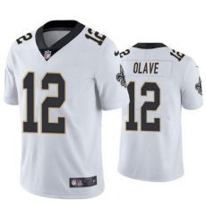 Unisex New Orleans Saints #12 Chris Olave White Vapor Limited Stitched Jersey